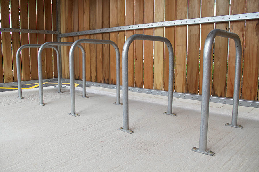 Оцинкованная подставка для велосипеда