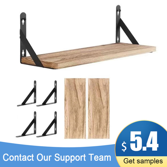 2 упаковки деревянных настенных полок