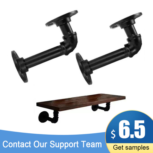 Кронштейн в индустриальном стиле в стиле ретро Настенный опорный кронштейн для тяжелой полки